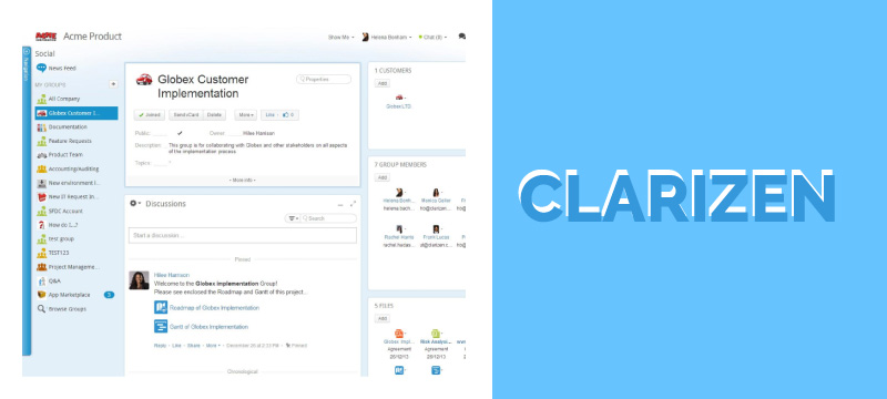 clarizen gestion projet