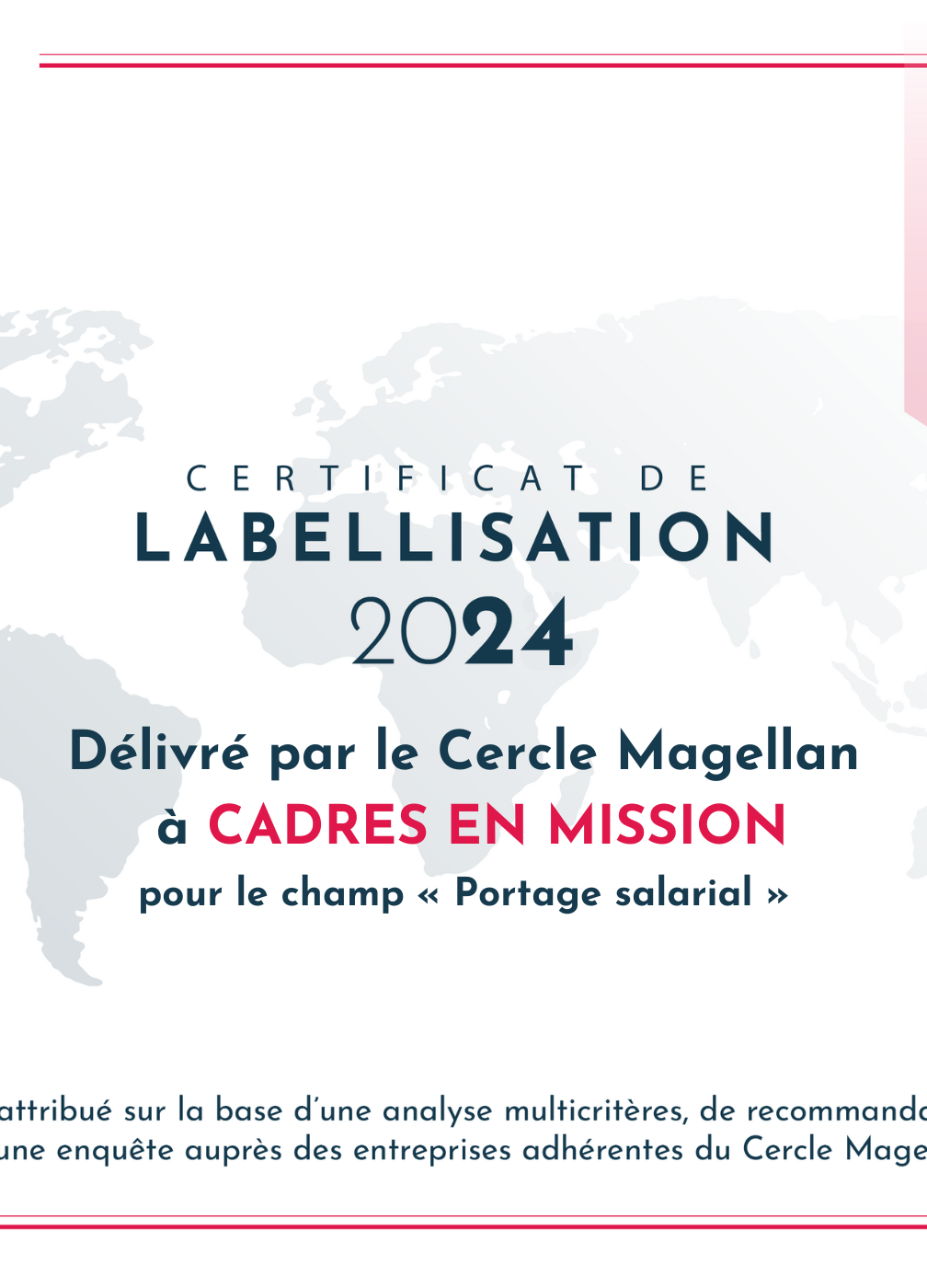 Certificat Magellan 20224 Cadres en Mission